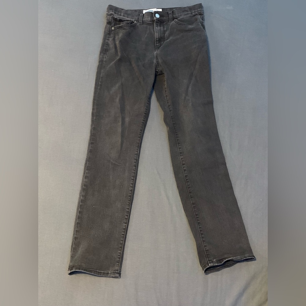 distressed black jeans